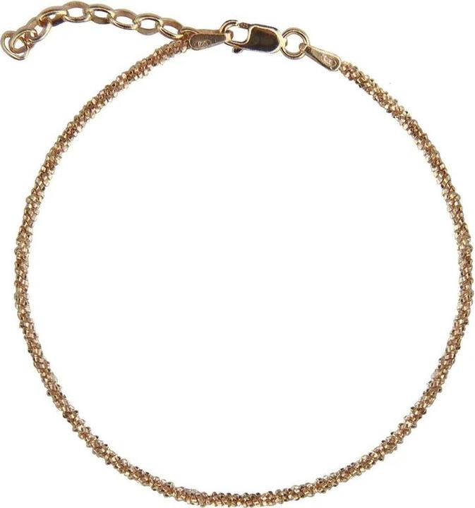 Jeberg Jewellery Armkette Poppy (20 cm, 14K vergoldetes Sterlingsilber)