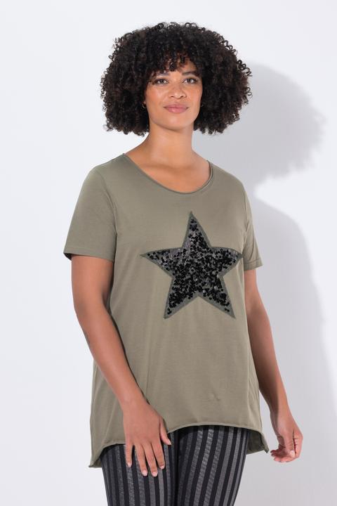 Produktbild Angel of Style T-Shirt, A-Linie, Pailletten-Stern (46)