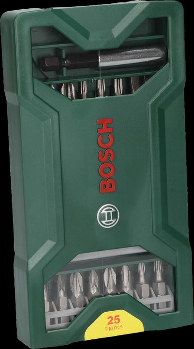 Produktbild Bosch Zubehör Mini-X-Line-Schrauberbit-Set, 25-teilig (4.5, T 15/20/25/30, C 6.3, E 6.3, PH, TX)