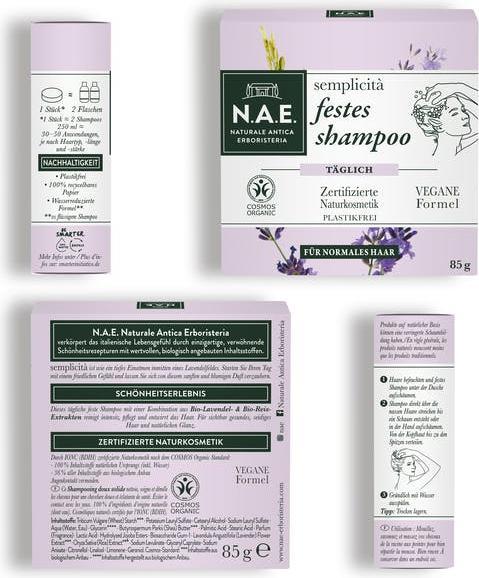 Image du produit N.A.E. Semplicità (Shampoing solide)