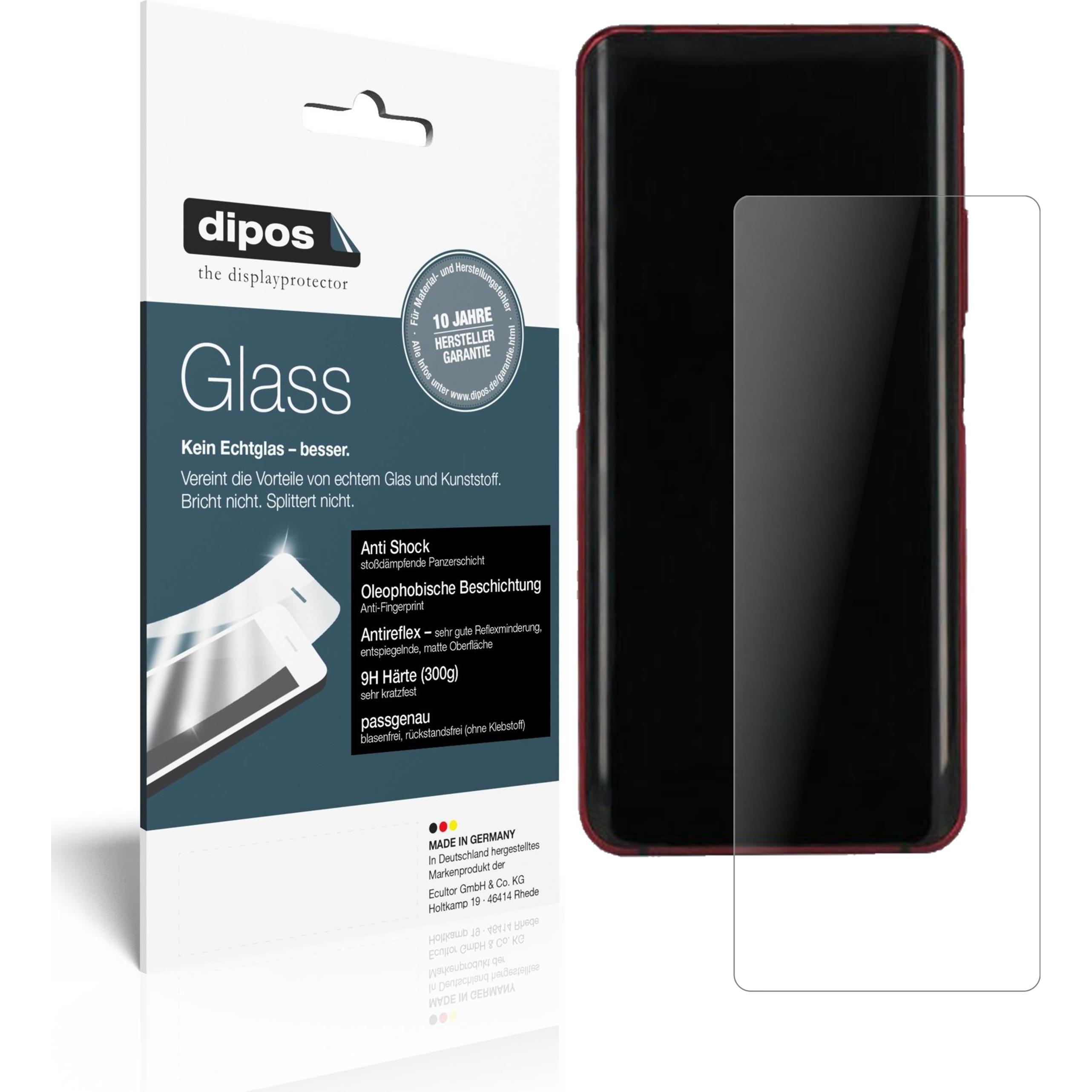 Dipos Displayschutz Anti-Shock (1 Stück, ZTE Nubia Z20), Smartphone Schutzfolie, Transparent