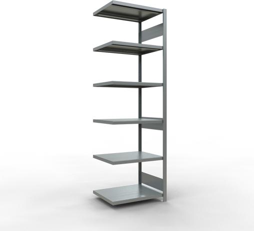 Actual product image Schulte Lagertechnik MULTIplus250 boltless add-on bay system with length bolts