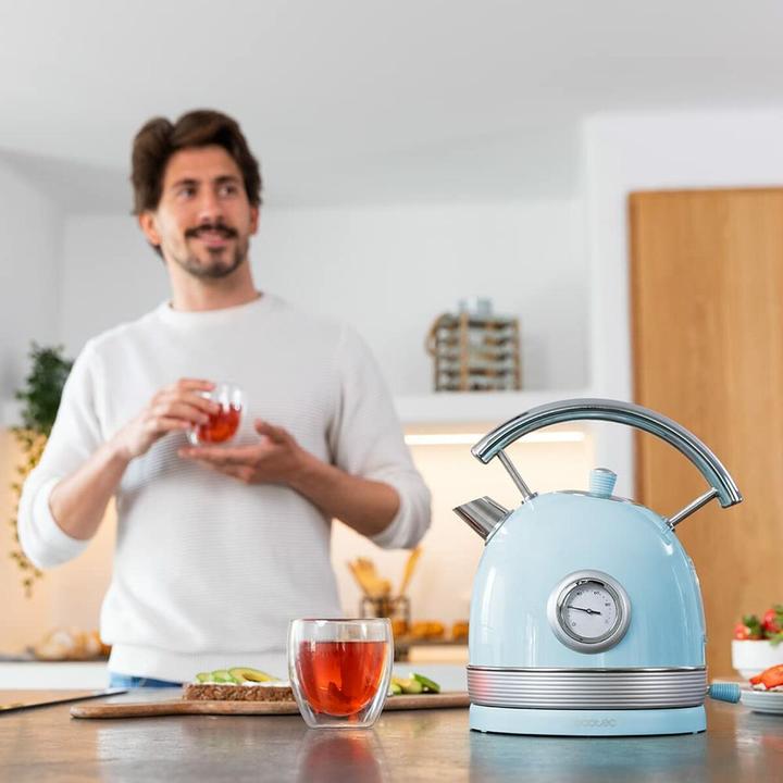 Produktbild Cecotec Elektrischer Wasserkocher ThermoSense 420 Light Blue (1.80 l)