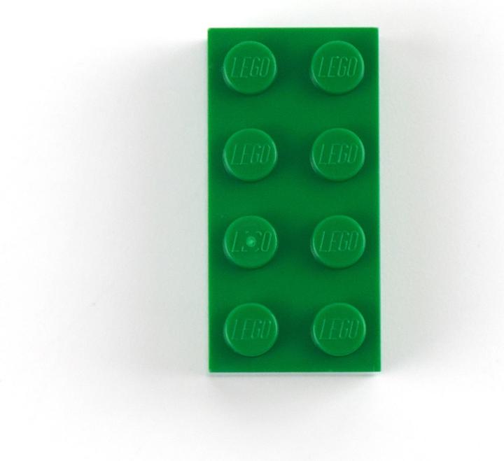 Actual product image LEGO 2x4 bricks green - 100 pieces (3001, LEGO Accessories)