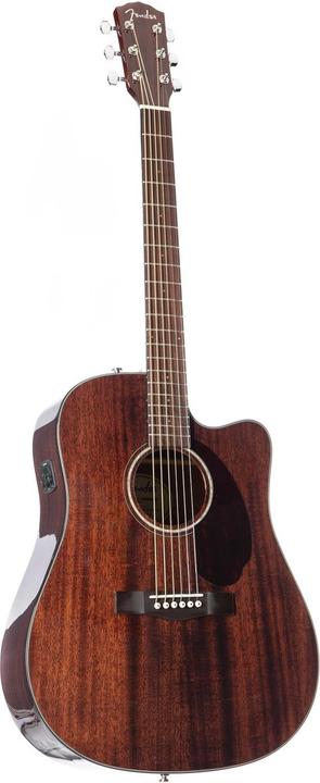 Fender Classic Design CD-140SCE All Mahogany elektrisch-akoestische westerngitaar met koffer (Westerngitarre, Mahagoni)