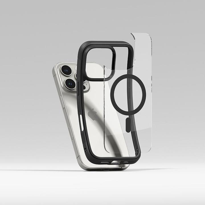 Produktbild Ringke Case for iPhone 16 Pro Max FUSION BOLD MAGNETIC BLACK (Apple iPhone 16 Pro Max)
