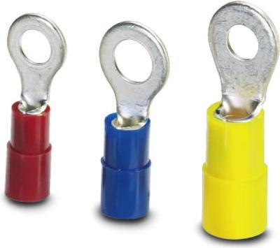 Produktbild Phoenix Contact Ringkabelschuh Querschnitt (max.)=1.5 mm² Loch-Ø=3.2 mm Teilisoliert Rot 3240016 100 St.