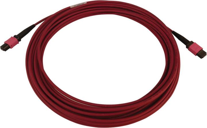 Actual product image Eaton 100G Multimode 50/125 OM4 Fibre Optic Cable 12F MTP/MPO-PC F/F LSZH Magenta 10m 32.8 (10 m)