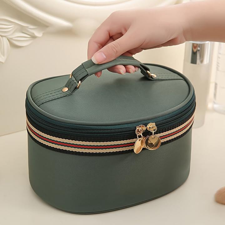 Actual product image Only-Bags.Store Waterproof nylon cosmetic bag with large capacity, portable travel make-up organiser
