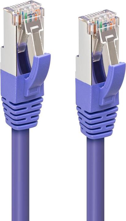 Actual product image MicroConnect CAT6A S/FTP 3m Purple LSZH (S/FTP, CAT6a, 3 m)