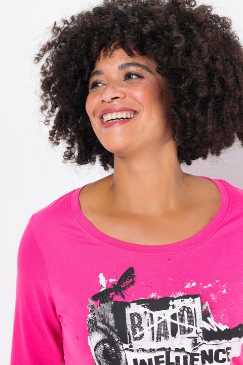 Produktbild Angel of Style T-Shirt, Classic Fit, Collagen-Druck, 3/4-Ärmel (50)