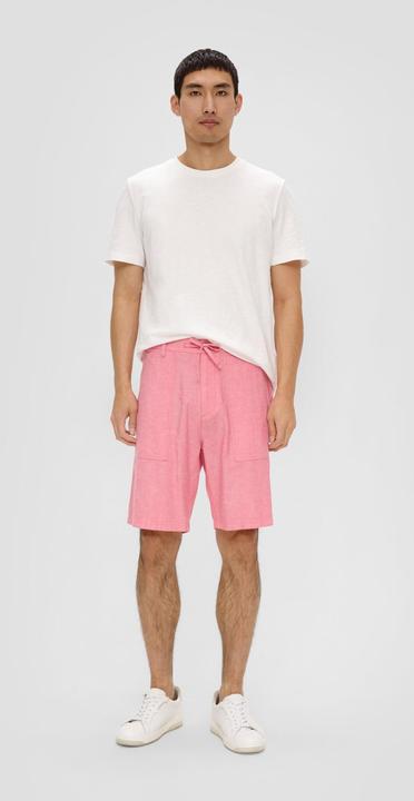 Produktbild S.Oliver Bermuda Chino-Shorts aus Leinenmix mit elastischem Bund (31)