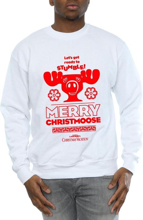 Actual product image National Lampoon´s Vacation Mens Merry Christmoose Sweatshirt (S)