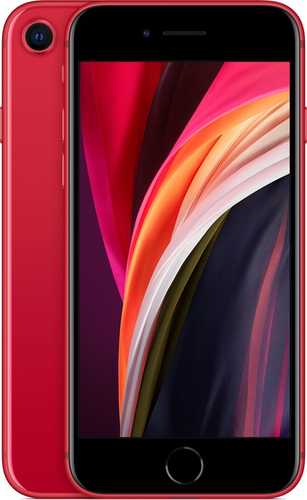 Forza Refurbished iPhone SE 2020 (64 GB, Red, 4.70", 12 Mpx, Hybrid Dual SIM, C / Good)