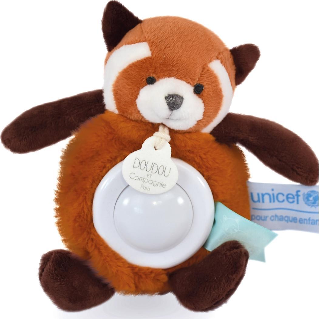 Thumbnail - Doudou et Compagnie, Nachtlicht, Unicef Nachtlicht Roter Panda 15cm