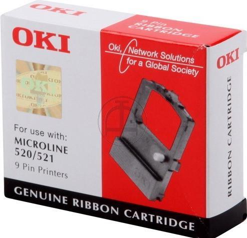 Actual product image OKI Ribbon nylon black