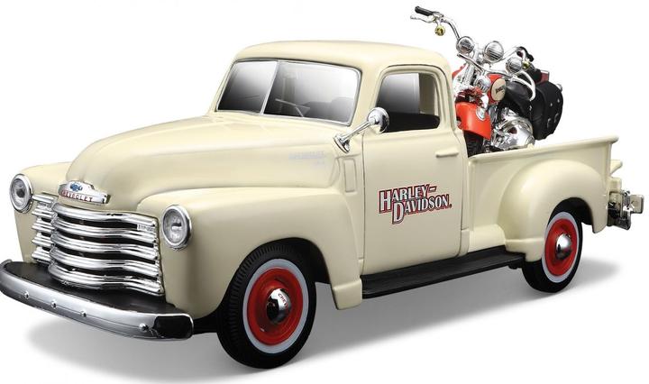Maisto Chevy Pickup + Harley Davidson Heritage