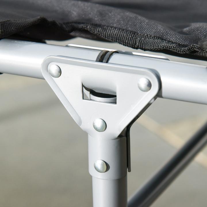 Actual product image Outsunny Camping bed with non-slip feet