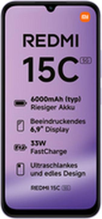 Produktbild Xiaomi Redmi 15C 5G (128 GB, Dusk purple, 6.90", Dual SIM, 5G)
