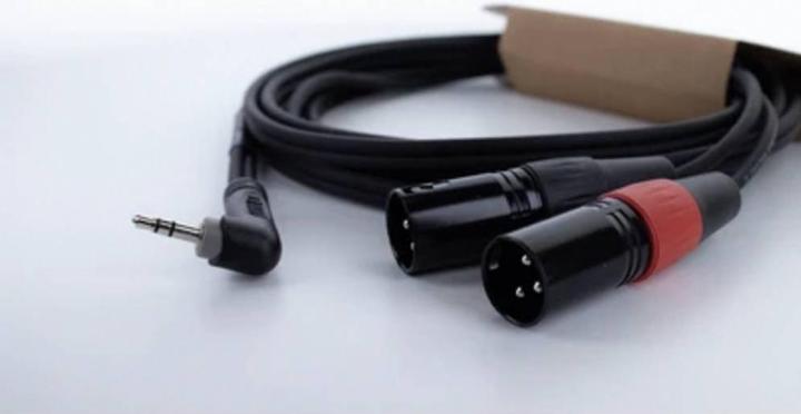 Image du produit Cordial EY 1,5 WRMM XLR Y-Adapter (1x Klinkenstecker 3.5 mm - 2x XLR-Stecker 3 p