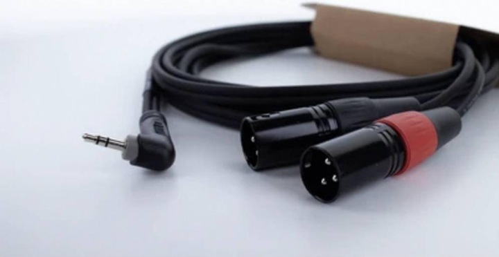 Actual product image Cordial EY 3 WRMM XLR Y-Adapter (1x Klinkenstecker 3.5 mm - 2x XLR-Stecker 3 pol (Accessories)