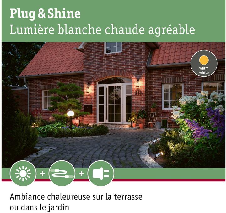 Produktbild Paulmann Outdoor Plug & Shine Classic Spot (310 lm, IP65)