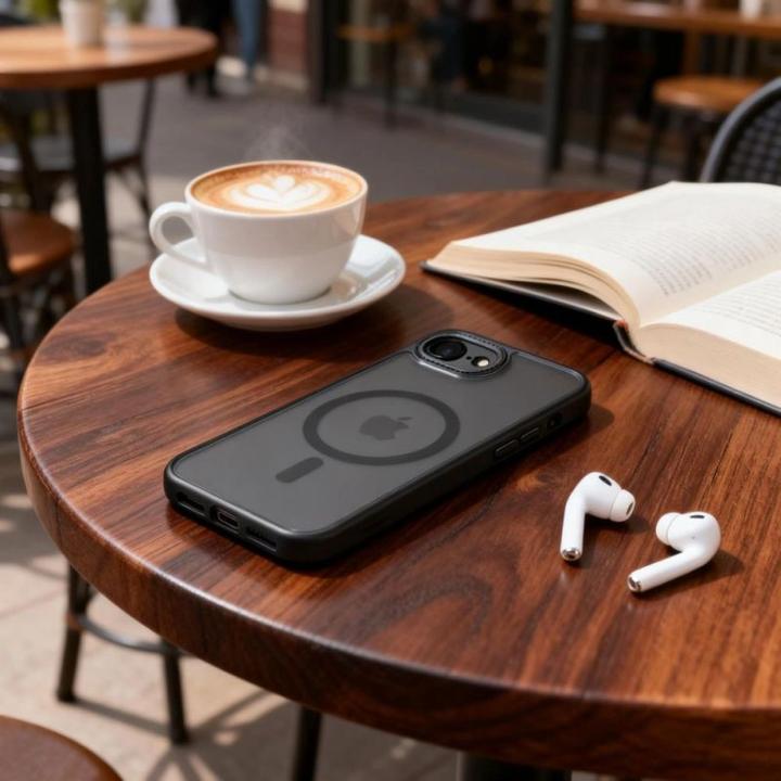 Produktbild Tech-Protect MagCam MagSafe iPhone 16e Case - Matte Black (Apple iPhone 16e, Apple iPhone 17e)