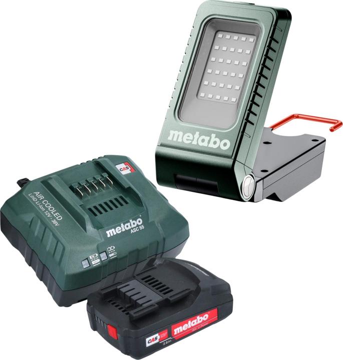 Immagine prodotto Metabo BSA 18-1000 Faretto da costruzione a batteria 18 V 1000 lm + 1x batteria ricaricabile 2.0 Ah + (1000 lm)