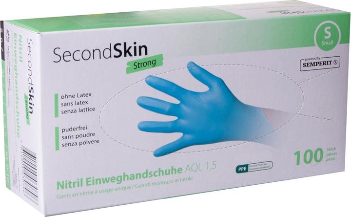 Image du produit SecondSkin Gant à usage unique Nitril Strong (S)