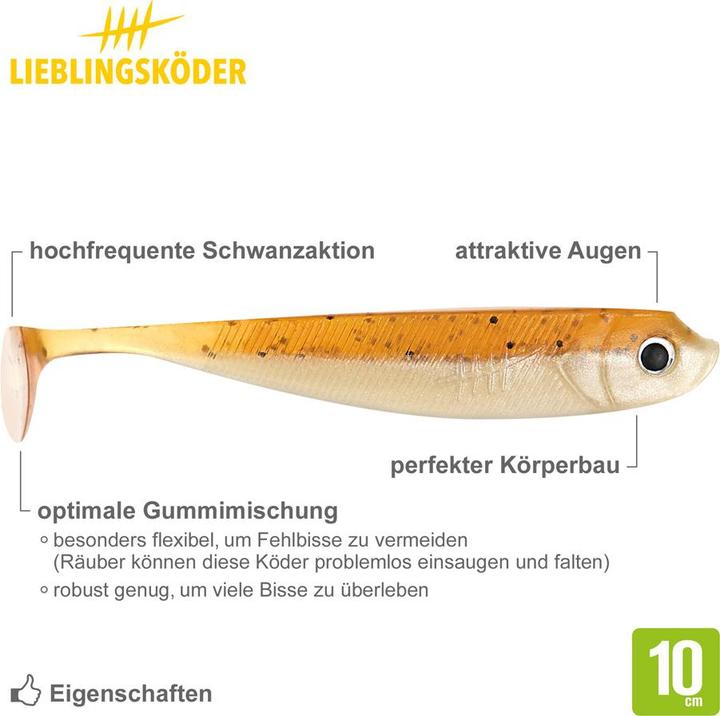 Produktbild Lieblingsköder Actionpack Whisky (10 cm)