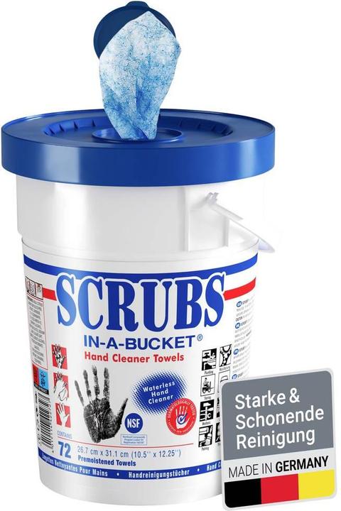 Image du produit Scrubs Lingettes nettoyantes antibactériennes (72 pcs)