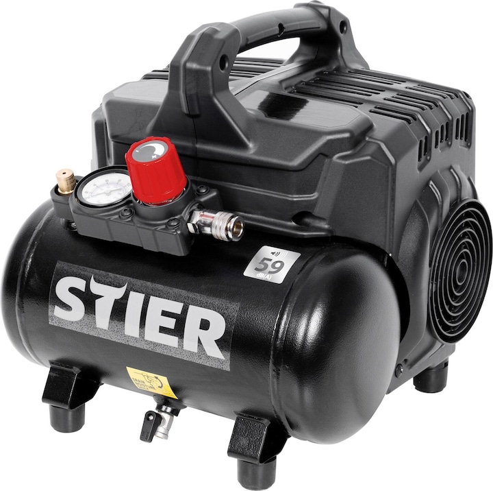 Flüsterkompressor (8 Bar, 6 l)