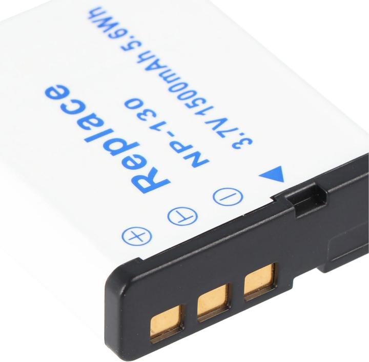 Actual product image AccuCell Akku Casio NP-130, Casio Exilim EX-H30, EX-ZR100 (Camera battery)