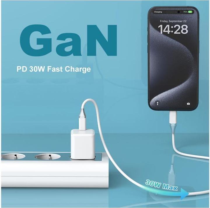 Image du produit LMP USB-C Power Adapter 30 W 3 Stück (30 W, 1 portion)