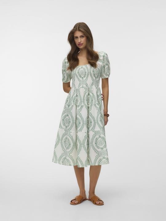Produktbild Vero Moda VMROKAYA Midikleid Gesmoktes Kleid (M)