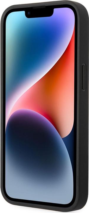 Produktbild BMW Signature-Lederhülle mit grossem Logo für das iPhone 14 Plus in Schwarz (Apple iPhone 14 Plus)