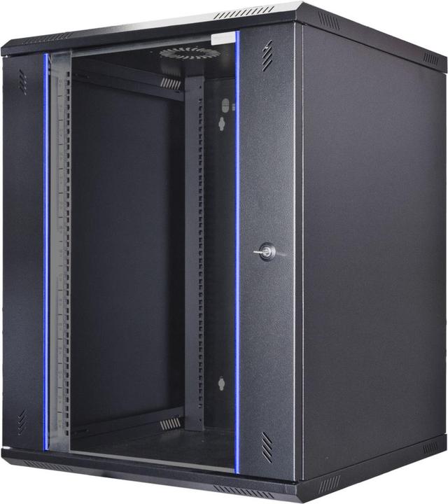 Wirewin Wandschrank 600X600X15U Pro 2nd Gen 19 / 15HE / Schwarz (15 HE, 19 Zoll Rack)
