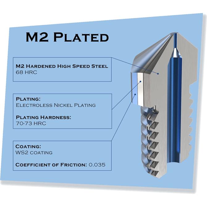 Thumbnail - MicroSwiss Micro-Swiss Düse MK8 High Speed Stee 0.4 mm M2 Hardened High Speed Steel Nozzle (Düse), 3D Drucker Zubehör