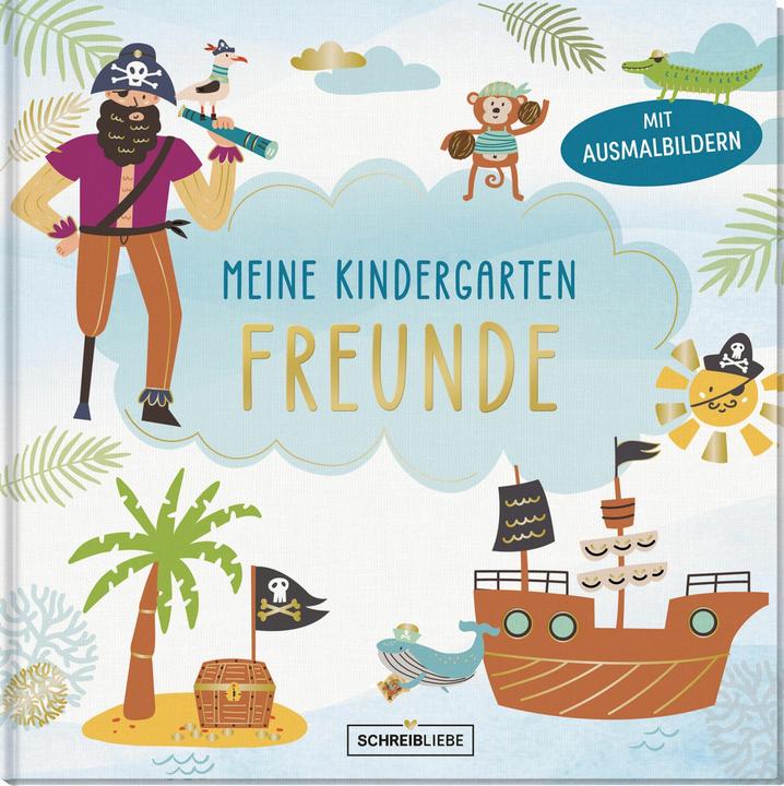 Actual product image Kindergarten Freundebuch Pirat