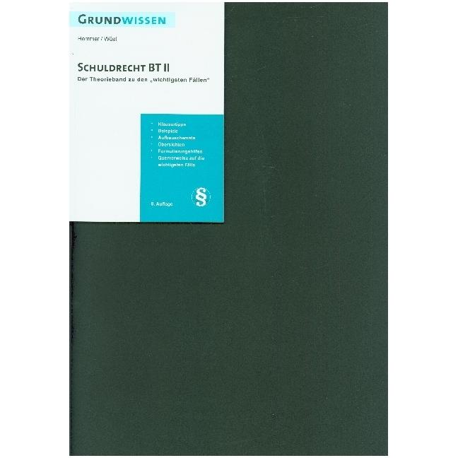 Grundwissen Schuldrecht BT II, Fachbücher von Karl Edmund Hemmer, Achim Wüst