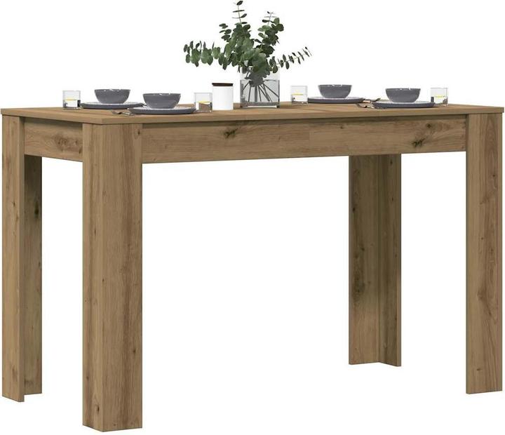Image du produit vidaXL Esstisch Artisan-Eiche 120x60x76 cm Holzwerkstoff (120 x 60 x 76 cm)