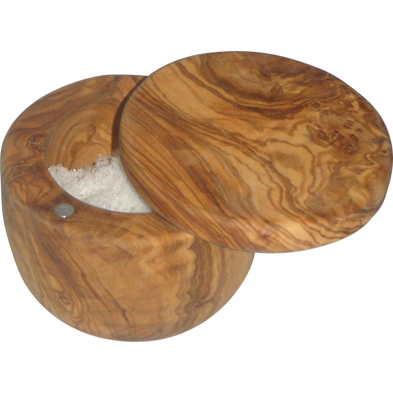 Profino Salzbehälter mit Deckel, Ø 11cm, Pfeffermühle + Salzmühle