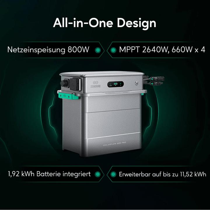 Immagine prodotto Zendure Energiespeicher SolarFlow 800 Pro
