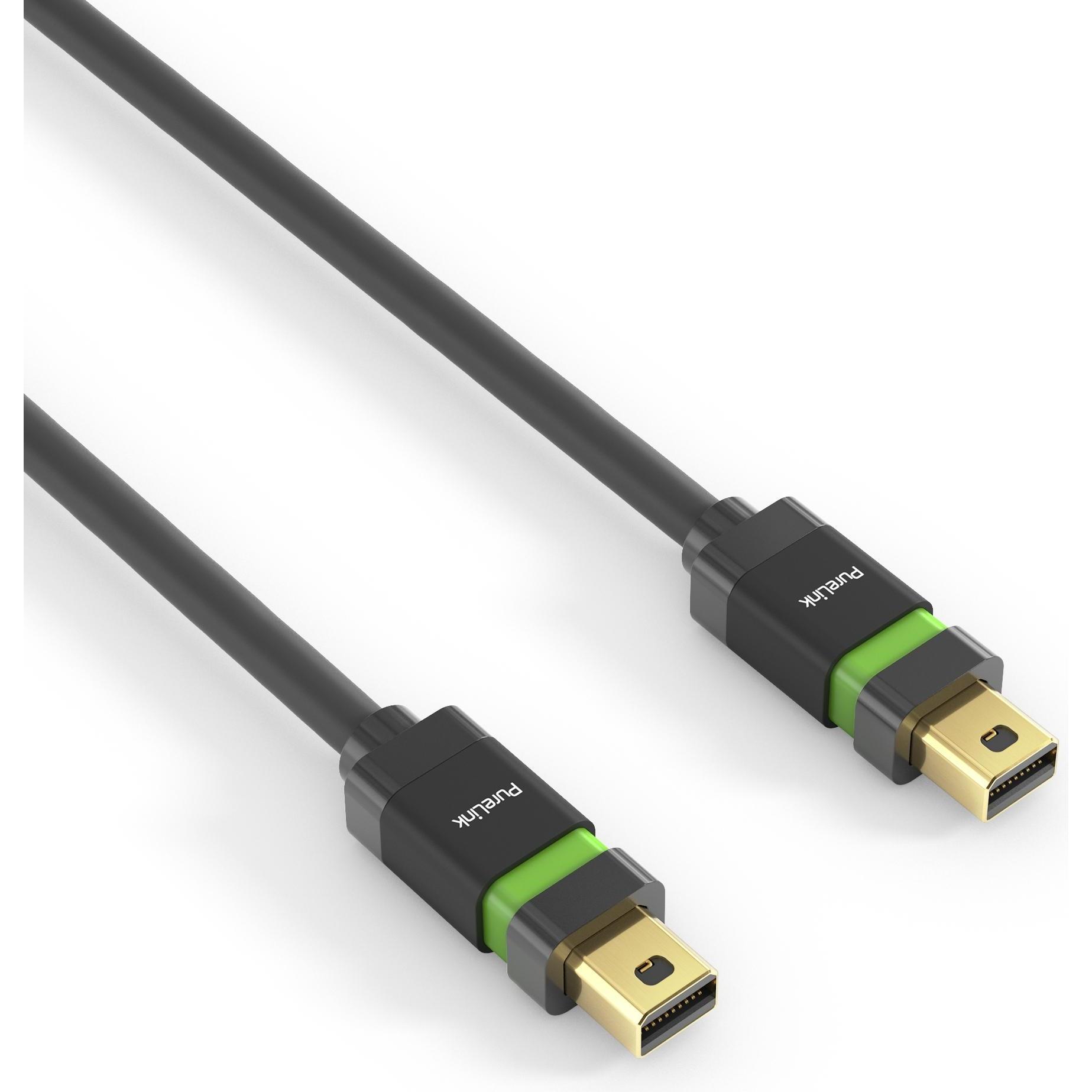 Purelink Kabel ULS Zert. 4K High Speed Mini-DisplayPort, 2 m (2 m, DisplayPort), Video Kabel