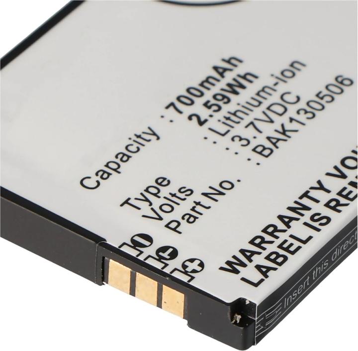 Immagine prodotto AccuCell Batteria AVM Fritz Fon M2, Fritz! Fon M2, FRITZ!FON C4, BAK130506, Fritz!Fon M2