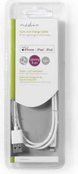 Produktbild Nedis USB A – Lightning (1 m, USB 2.0, 12 W)