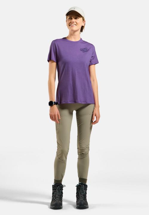 Actual product image Odlo Women's There's More Merino 160 T-Shirt Crew S/S (XS)