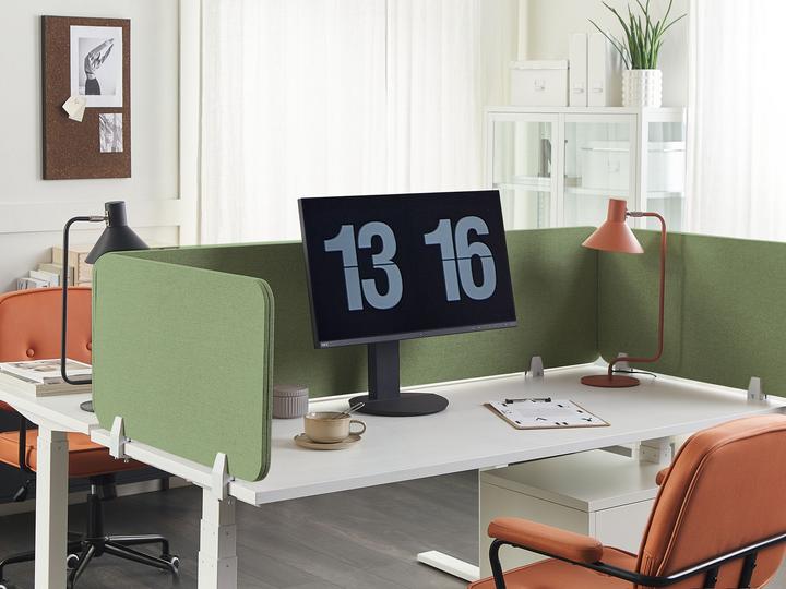 Image du produit Beliani Cloison de bureau vert clair 80 x 40 cm WALLY (80 x 40 cm)