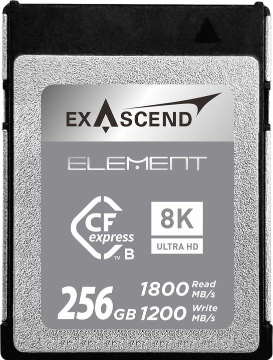 Produktbild Exascend CFexpress Card Type B 256GB R1200/W400 Element Serie (Neuheit) (256 GB, CFexpress Typ B)