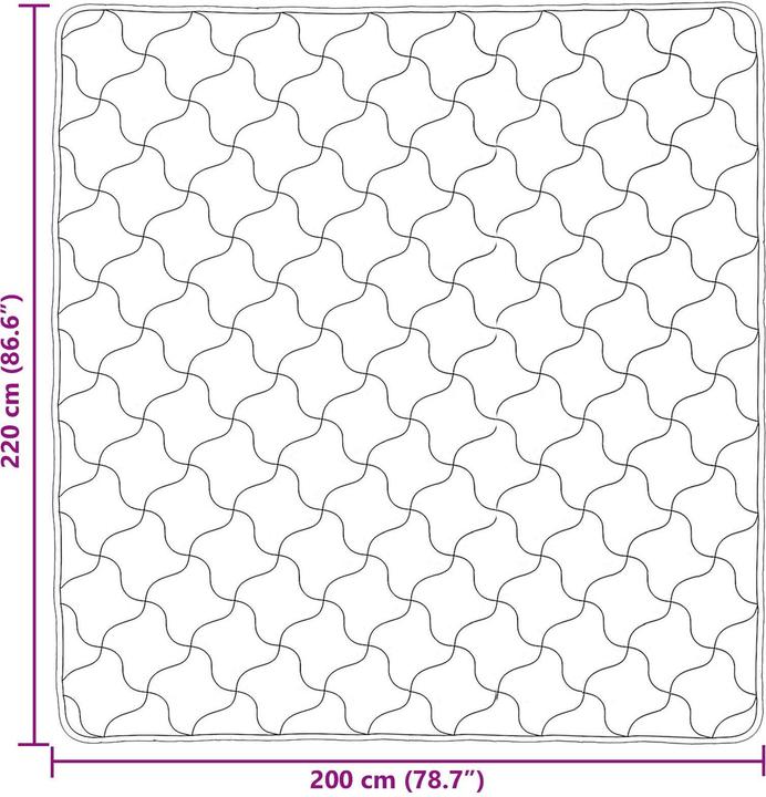 Produktbild vidaXL Mikrofaser-Bettwäsche (220 x 200 cm)